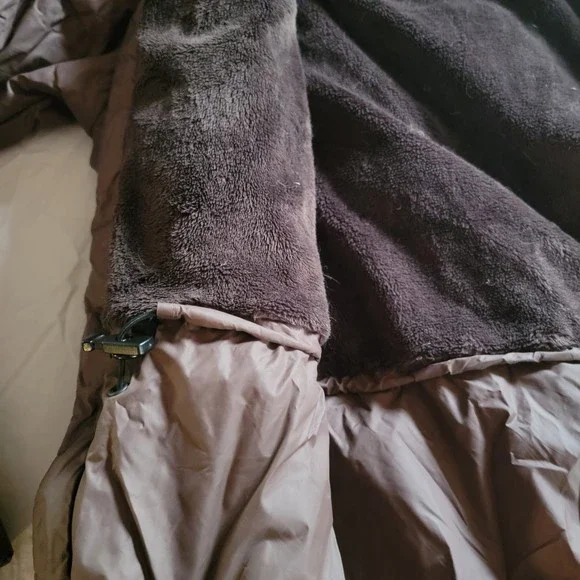 Mountain Hard Wear Brown Long Trench Down Puffer Coat - XS - Picture 9 of 11